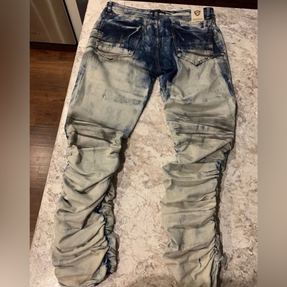 ENCRYPTED Men’s Distressed Jeans 34 - Picture 7 of 8